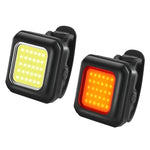 Bicycle Light USB-C Rechargeable - Front and Back - Set of 2 Front (white light) and Rear (red light)
