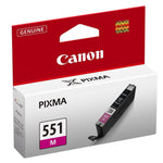 Canon CLI-551M Magenta Ink Cartridge (Standard Capacity, 1 Piece)
