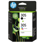 HP 305 Ink Cartridge Duopack (Black & Tri-Color – Cyan, Magenta, Yellow)