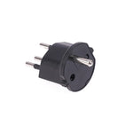 Permanent Adapter EU Schuko to Swiss Plug Black