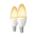 Philips Hue White Ambiance E14 Candle Bulbs – Pack of 2