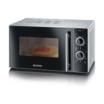 Severin Microwave with Grill MW 7875 – Silver/Black