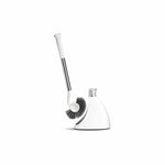 Simplehuman Toilet Brush with Steel Bristles, White