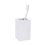 Spirella Quadro Toothbrush Holder, White