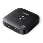 UGREEN HDMI Switch 8K60Hz 2 in 1 Out HDMI 2.1 Switcher 4K240Hz/4K120Hz Umschalter Für Switch1/2, PC, Laptop, PS5, Xbox, HDTV, Monitor Usw.