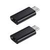 USB-C Micro-USB Adapter - 2 Stück - Schwarz