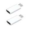 USB-C Micro-USB Adapter - 2 Stück - Weiss
