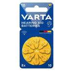 Varta Hearing Aid Batteries PR70 / 10 (Yellow), 8-Pack