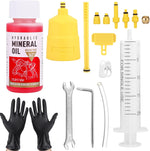 17 Stück Bremsen Entlüftungsset, Fahrrad Bremsen Entlüftungskit, Hydraulische Scheibenbremsen Kit, Entlüftungskit Set, Fahrrad Fluid Entlüftung Kit, Bremsflüssigkeit Set Für Alle Arten Von Fahrrädern