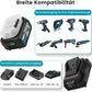 2×5000Mah Ersatzakku Für Bosch Professional 18V Set Mit Schnellladegerät