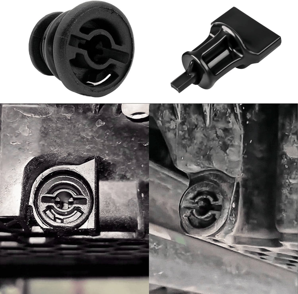 6 Stück Ölablassschraube, 06L103801, Ölschraube Kunststoff Kompatibel Mit A-Ud-I A1 A3 A4 A5 A6 A7 Q3 Q5 S3 TT, Kompatibel Mit Vw, Audi Ölschraube Kunststoff