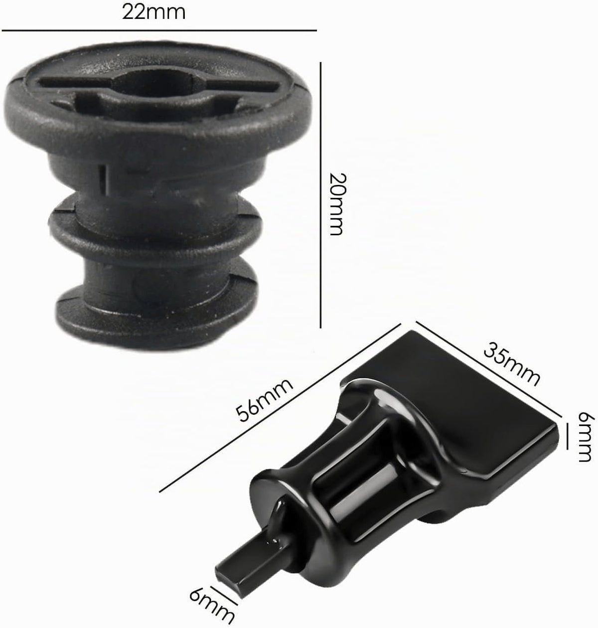 6 Stück Ölablassschraube, 06L103801, Ölschraube Kunststoff Kompatibel Mit A-Ud-I A1 A3 A4 A5 A6 A7 Q3 Q5 S3 TT, Kompatibel Mit Vw, Audi Ölschraube Kunststoff