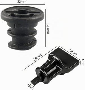 6 Stück Ölablassschraube, 06L103801, Ölschraube Kunststoff Kompatibel Mit A-Ud-I A1 A3 A4 A5 A6 A7 Q3 Q5 S3 TT, Kompatibel Mit Vw, Audi Ölschraube Kunststoff