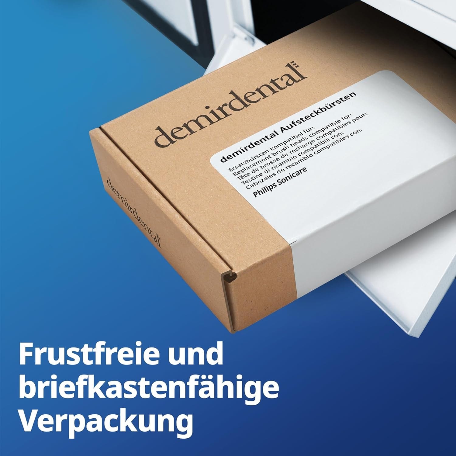 8Er Demirdental Harte Aufsätze Passend Für Philips Sonicare Ersatzbürsten, Hart, Intensive Reinigung, Weiß, Entspricht HX7038