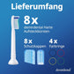 8Er Demirdental Harte Aufsätze Passend Für Philips Sonicare Ersatzbürsten, Hart, Intensive Reinigung, Weiß, Entspricht HX7038