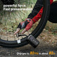 A5S Elektrische Fahrradpumpe Mit Manometer, Max 100 PSI Minipumpe, Automatische Abschaltung, Für E-Bikes, Mountainbikes, City- Und Rennräder Mit Presta- Und Schrader-Ventilen (98G)