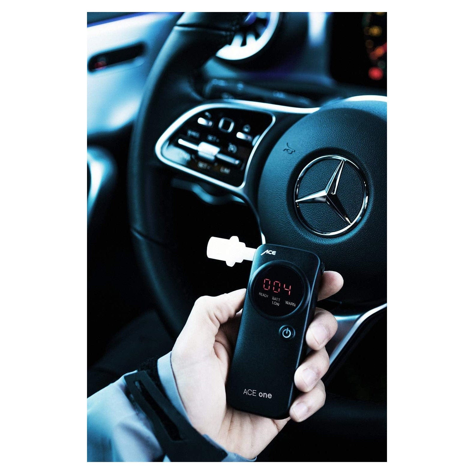 ACE One Alkoholtester Polizeigenau - Promille-Tester Alkomat Mit 98,6%