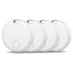 Air Tag Schlüsselfinder, Air Tracker Tag Kompatibel Mit Apple Wo Ist? APP (Nur Ios), Koffer Tracker Für Gepäck/Taschen/Key, Batterielebensdauer EIN Jahr, IP67 Wasserdicht(4Er Pack)