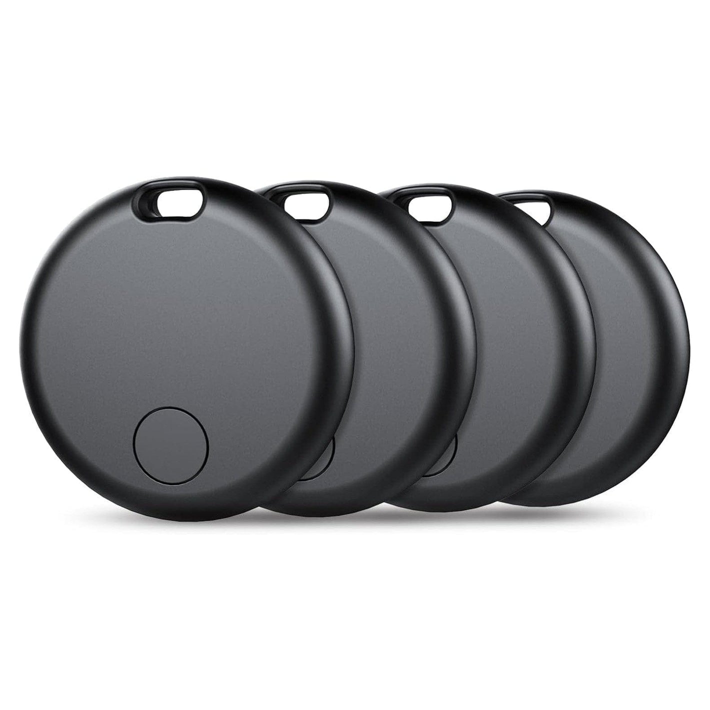 Air Tag Schlüsselfinder, Air Tracker Tag Kompatibel Mit Apple Wo Ist? APP (Nur Ios), Koffer Tracker Für Gepäck/Taschen/Key, Batterielebensdauer EIN Jahr, IP67 Wasserdicht(4Er Pack) 2 Klassisches Schwarz Und 2 Klassisches Schwarz