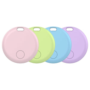 Air Tag Schlüsselfinder, Air Tracker Tag Kompatibel Mit Apple Wo Ist? APP (Nur Ios), Koffer Tracker Für Gepäck/Taschen/Key, Batterielebensdauer EIN Jahr, IP67 Wasserdicht(4Er Pack) Rosa Und Lila Und Blau Und Grün