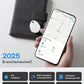 Air Tracker Tags 2Er Pack Schwarz, Key Finder Kompatibel Mit Apple Wo Ist? APP (Ios NUR), Smart Tag Für Schlüssel/Taschen, IP68 Wasserdicht Über EIN Jahr Batterielebensdauer Bluetooth Tracker