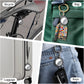 Air Tracker Tags Schlüsselfinder 4Er Pack, Schwarz | Smart Keyfinder Tag Kompatibel Mit Apple Wo Ist? APP (Ios NUR) Mit Schlüsselband, Koffer Tracker Für Gepäck/Taschen/Key, Austauschbarer Akku