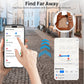 Air Tracker Tags Schlüsselfinder 4Er Pack, Schwarz | Smart Keyfinder Tag Kompatibel Mit Apple Wo Ist? APP (Ios NUR) Mit Schlüsselband, Koffer Tracker Für Gepäck/Taschen/Key, Austauschbarer Akku