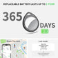 Air Tracker Tags Schlüsselfinder 4Er Pack, Schwarz | Smart Keyfinder Tag Kompatibel Mit Apple Wo Ist? APP (Ios NUR) Mit Schlüsselband, Koffer Tracker Für Gepäck/Taschen/Key, Austauschbarer Akku