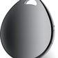 Air Tracker Tags Schlüsselfinder 4Er Pack, Schwarz | Smart Keyfinder Tag Kompatibel Mit Apple Wo Ist? APP (Ios NUR) Mit Schlüsselband, Koffer Tracker Für Gepäck/Taschen/Key, Austauschbarer Akku