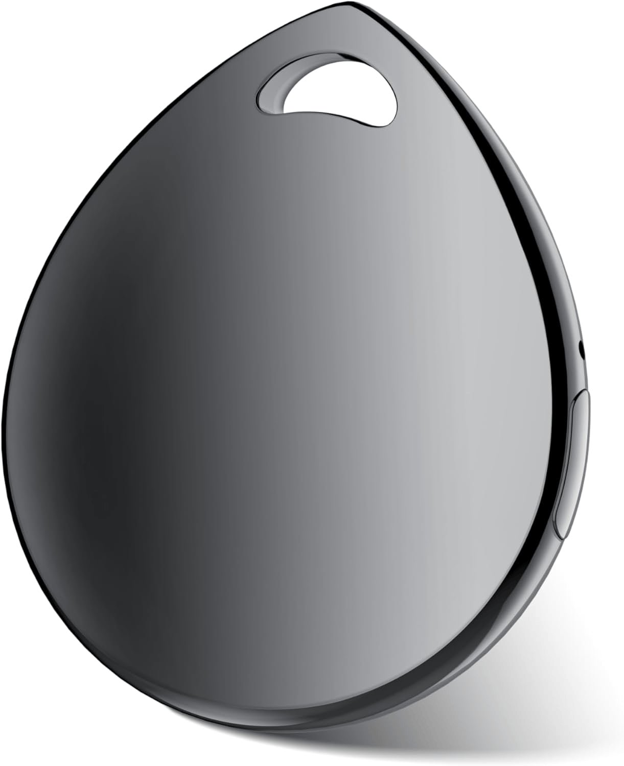 Air Tracker Tags Schlüsselfinder 4Er Pack, Schwarz | Smart Keyfinder Tag Kompatibel Mit Apple Wo Ist? APP (Ios NUR) Mit Schlüsselband, Koffer Tracker Für Gepäck/Taschen/Key, Austauschbarer Akku