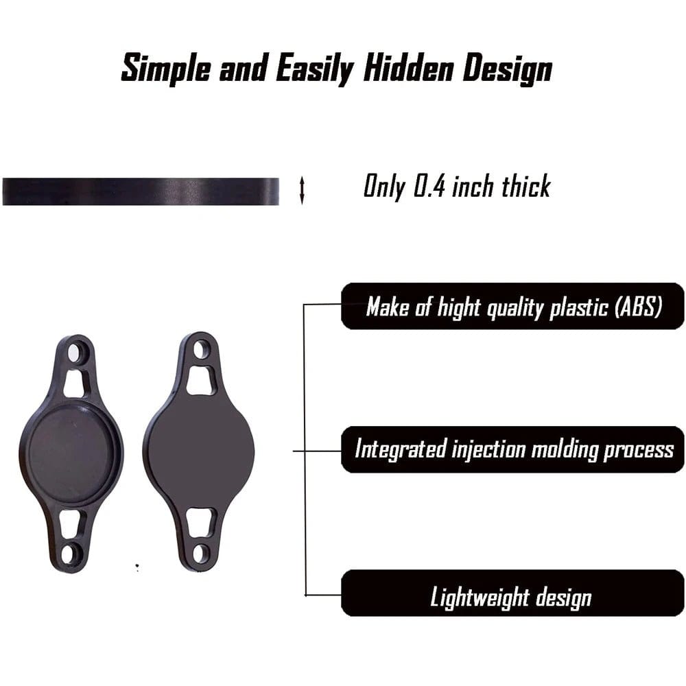 AirTag Hardcase for Bicycle Water Bottle Holder black