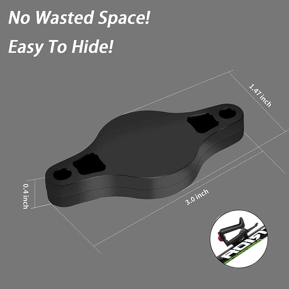 AirTag Hardcase for Bicycle Water Bottle Holder black