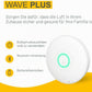 Airthings 2930 Wave plus – Radon- Und Luftqualität-Messgerät Zur Überwachung Von Radon, Co2-Konzentration, Voc-Konzentration, Luftdruck, Feuchtigkeit Und Temperatur White / Weiß