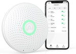 Airthings 2930 Wave plus – Radon- Und Luftqualität-Messgerät Zur Überwachung Von Radon, Co2-Konzentration, Voc-Konzentration, Luftdruck, Feuchtigkeit Und Temperatur White / Weiß