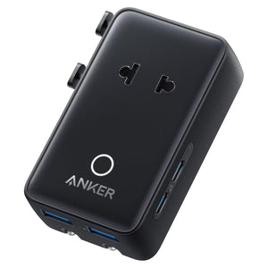 Anker Nano Travel Adapter (5-in-1, 20W) Schwarz