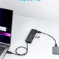 Anker USB-C Hub, 4 Port USB 3.0 Datenhub Mit 5 Gbit/S Datenübertragung, 60Cm Erweiterungskabel (Ohne Ladeleistung), USB-C Splitter Für Typ-C Macbook, Mac Pro, Imac, Surface, Flash Drive, Mobile HDD
