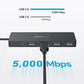 Anker USB-C Hub, 4 Port USB 3.0 Datenhub Mit 5 Gbit/S Datenübertragung, 60Cm Erweiterungskabel (Ohne Ladeleistung), USB-C Splitter Für Typ-C Macbook, Mac Pro, Imac, Surface, Flash Drive, Mobile HDD