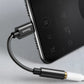 Baseus adapter AUX USB-C mini jack 3.5 mm - black