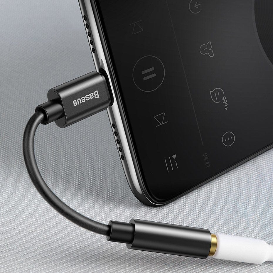 Baseus adapter AUX USB-C mini jack 3.5 mm - black