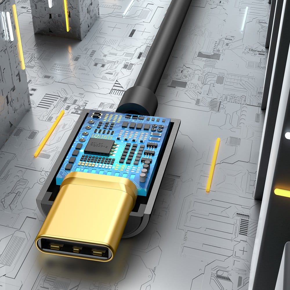 Baseus adapter AUX USB-C mini jack 3.5 mm - black