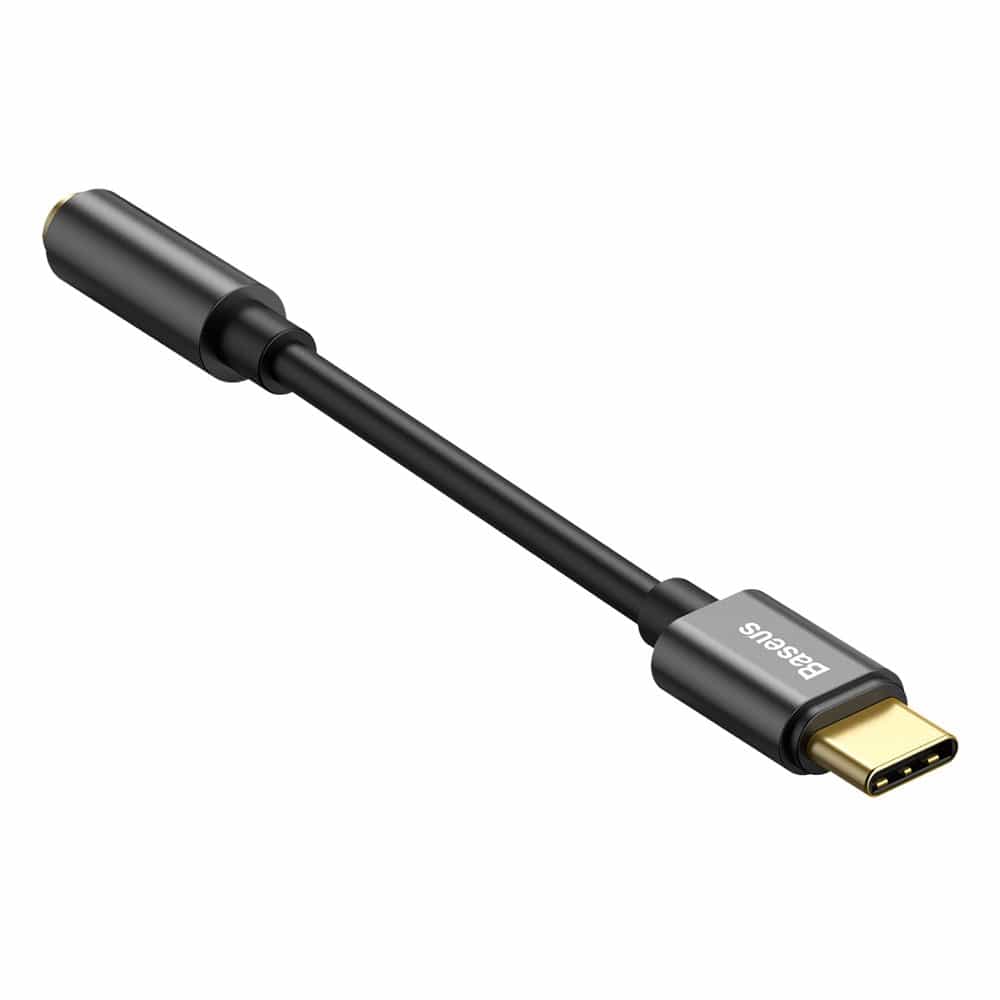 Baseus adapter AUX USB-C mini jack 3.5 mm - black