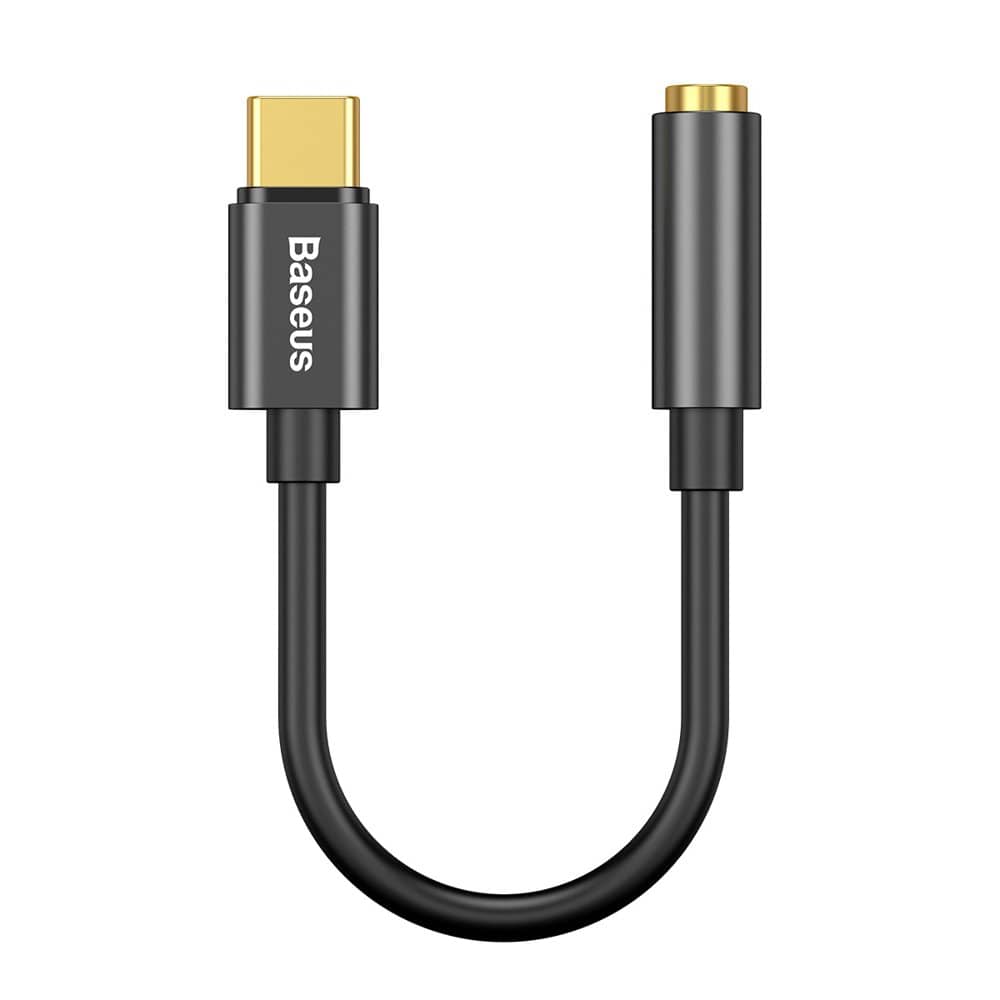 Baseus adapter AUX USB-C mini jack 3.5 mm - black