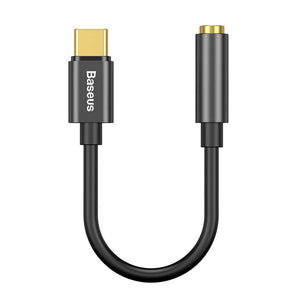 Baseus adapter AUX USB-C mini jack 3.5 mm - black