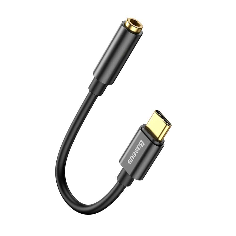 Baseus adapter AUX USB-C mini jack 3.5 mm - black