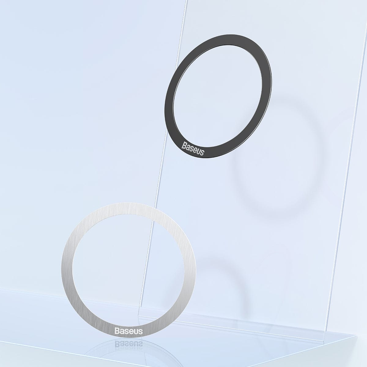 Baseus Halo Series magnetic ring (2 pcs/package) black (PCCH000001)