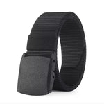 Belt  with plastic Buckle Black / 120Cm