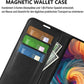 Betterfon Handyhülle Kompatibel Mit ZTE Blade V70 | Premium TPU Klapphülle Mit Kartenfächern | Magnetverschluss Wallet Flip Case Standfunktion | Schwarz Schwarz / Zte Blade V40 Vita