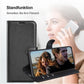 Betterfon Handyhülle Kompatibel Mit ZTE Blade V70 | Premium TPU Klapphülle Mit Kartenfächern | Magnetverschluss Wallet Flip Case Standfunktion | Schwarz Schwarz / Zte Blade V40 Vita
