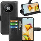 Betterfon Handyhülle Kompatibel Mit ZTE Blade V70 | Premium TPU Klapphülle Mit Kartenfächern | Magnetverschluss Wallet Flip Case Standfunktion | Schwarz Schwarz / Zte Blade V40 Vita