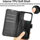 Betterfon Handyhülle Kompatibel Mit ZTE Blade V70 | Premium TPU Klapphülle Mit Kartenfächern | Magnetverschluss Wallet Flip Case Standfunktion | Schwarz Schwarz / Zte Blade V40 Vita